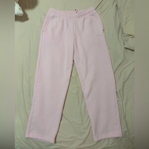Aritzia Pink Sweatfleece Pants